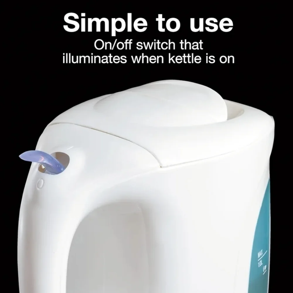 Proctor Silex Electric Tea Kettle, Water Boiler & Heater Auto-Shutoff & Boil-Dry